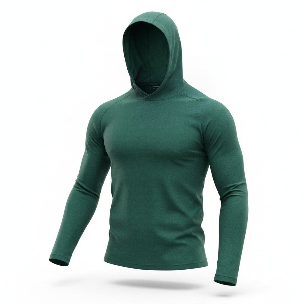 Holderness & Bourne Hoodie Mens S Small Green Dry Luxe Performance Tailored Fit